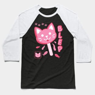 Kittypop - Blep Baseball T-Shirt